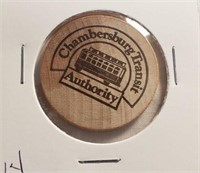 Chambersburg Transit Wooden Nickel