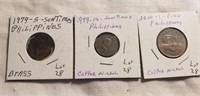 1979-2010 3 Coins form the Phillipens