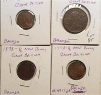 4-1959-1975 Great Britian Half Penny
