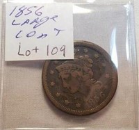 1856 Large One Cent