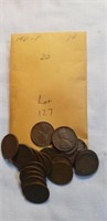 1931 Bag of 20 Wheat Cents