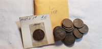1942S Bag of 18 Wheat Cents