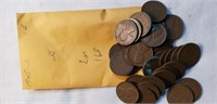 1945S Bag of 35 Wheat Cents
