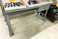 (2) METAL H.D. WORKBENCHES