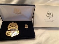 Genuine Secret Service NEVER FORGET Badge 9-11
