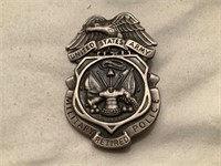 US Army Retired Military Police badge