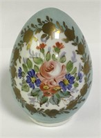 Limoges France Hand Painted Porcelain Egg