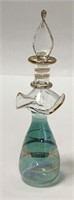 Blown Art Glass Perfume Bottle