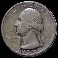 1932-S Washington Silver Quarter NICELY CIRCULATED