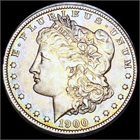 1900-O Morgan Silver Dollar AU+