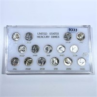 United States Mercury Silver Dime Set UNCIRCULATED