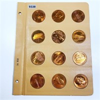 US Commemorative Copper Token Set 12 COINS