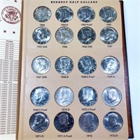 1964-1992 Kennedy Half Dollar Set 71 COINS BU