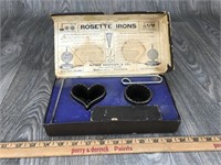 Rosette Irons in Box Alfred Andresen & Co