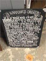 A Warriors Creed