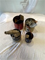 4 Cans Of Electrical Supplies.