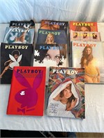 1971 Playboy Magazines.