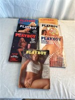 1974 And 1975 Playboy Magazines.