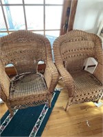 2 Wicker Chair.