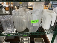 LOT: Polycarbonate Beverage Pitchers