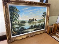 Framed Landscape Canvas Print