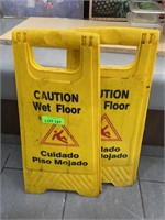 Pair of Wet Floor Signs