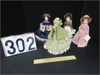 4 Madame Alexander dolls