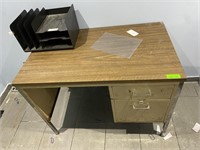40" x 24" Metal Salesman Desk