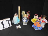 7 Madame Alexander dolls