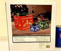 3 Lighted Gift Box