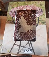 Mosaic Bird Bath in Box