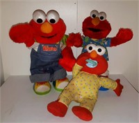 Two Dancing Elmo's & Baby Elmo
