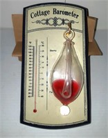 Cottage Thermometer & Barometer