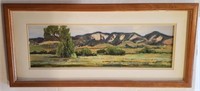 "Bighorns from County Road" by Dani Reel Pastel