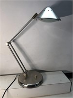 Chrome desk lamp adjustable