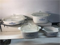 Lot of Corning ware casserole dishes