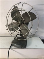 Vintage metal 11” tall fan