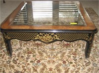 Glass Top Coffee Table - 40" x 40"