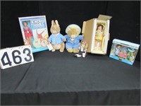 Group of dolls & plush toys
