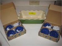 Emile Henry French Pottery-Loaf Pan- 2 Boxes of *