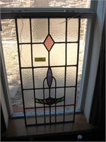 29" x 14" Stained Glass