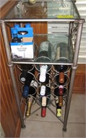 34x14x14 Shelf-Wine Rack W/ 11 Bottles