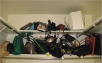 2 Shelf Contents-Purses-Clutches-Make Up Bags