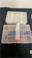 Group of beads with bead organizer