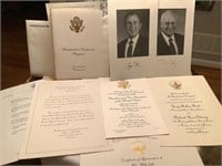 2001 George Bush Inauguration ceremony invitation