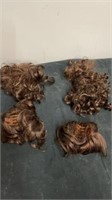 Hair clip pieces