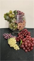 Group of fake grapes