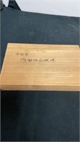 10”x7”x2” wooden oriental box
