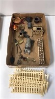 Cast iron brass miniatures dollhouse items, and