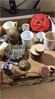 Doll house miniatures - cups & etc. 
also wind